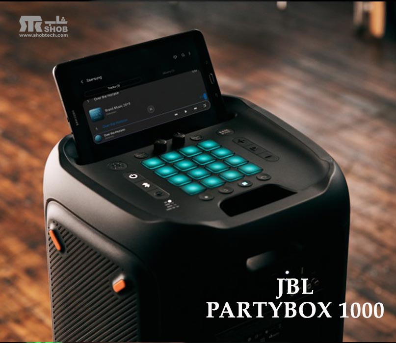 پخش کننده موسیقی بلوتوثی قابل حمل با رقص نور جی بی ال مدل پارتی باکس PartyBox 1000