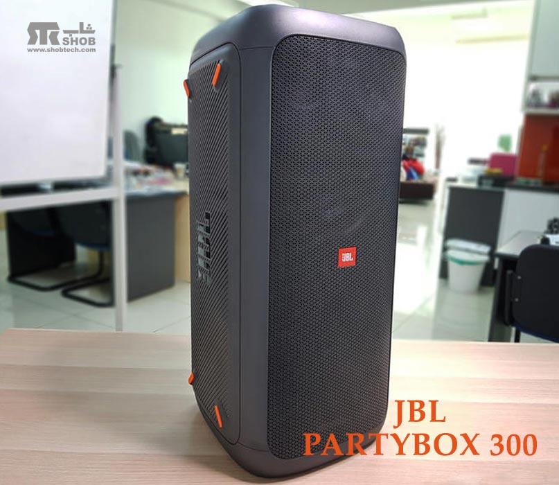 پخش کننده موسیقی بلوتوثی قابل حمل با رقص نور جی بی ال مدل پارتی باکس PartyBox 300